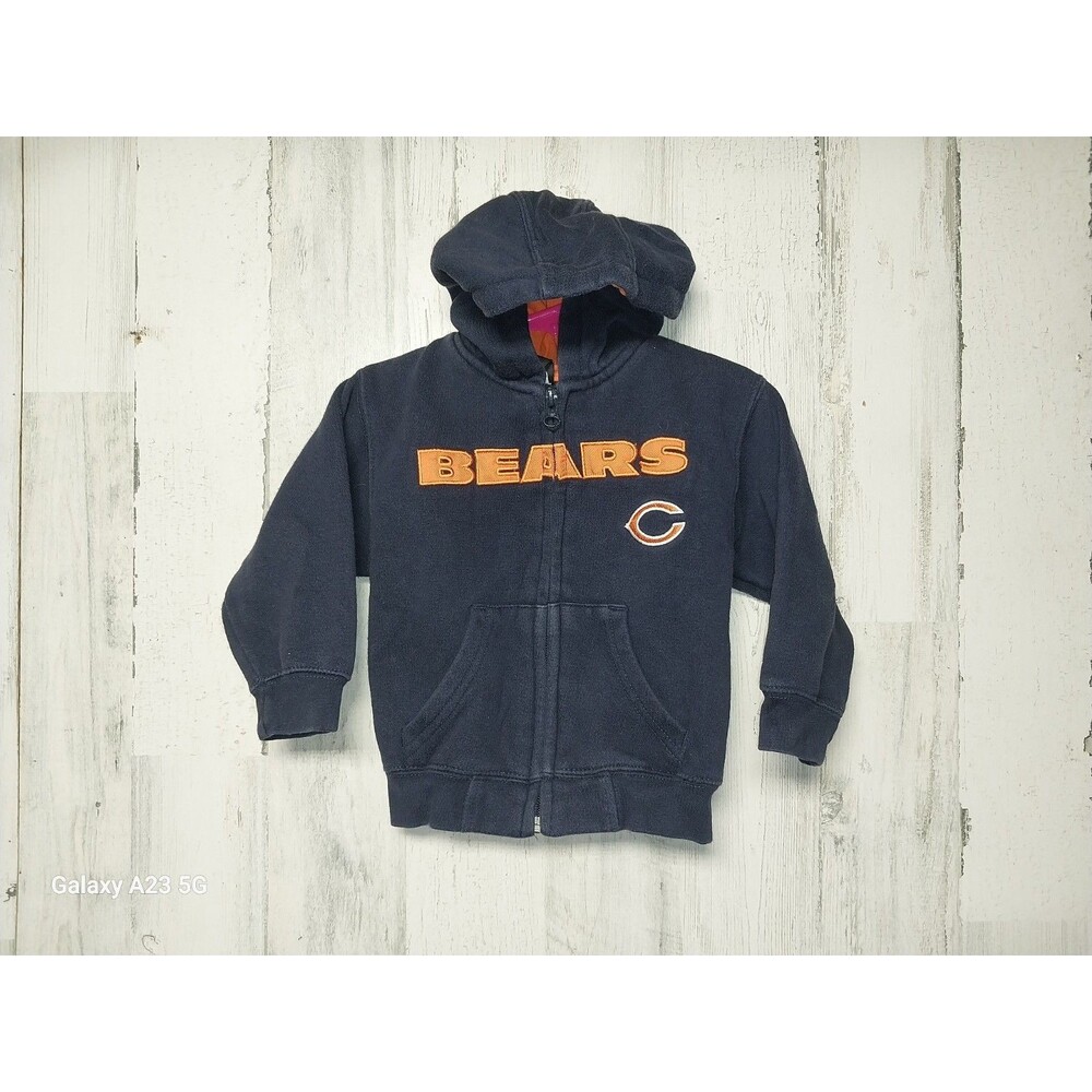 NFL TEAM APPAREL Chicago Bears Toddler 2T Hooded Sweatshirt